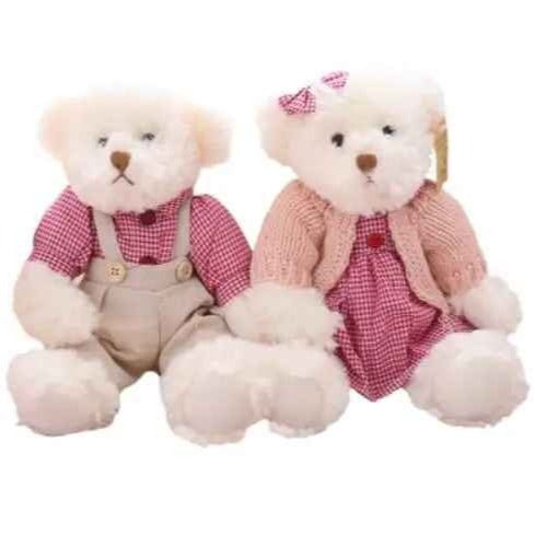 Ours en peluche rose tendre DuoTendre