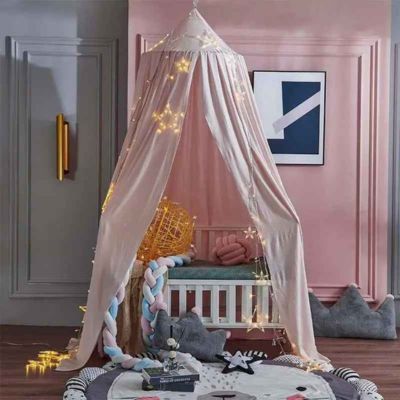 Voile berceau sommeil serein Dôme Rose Claire
