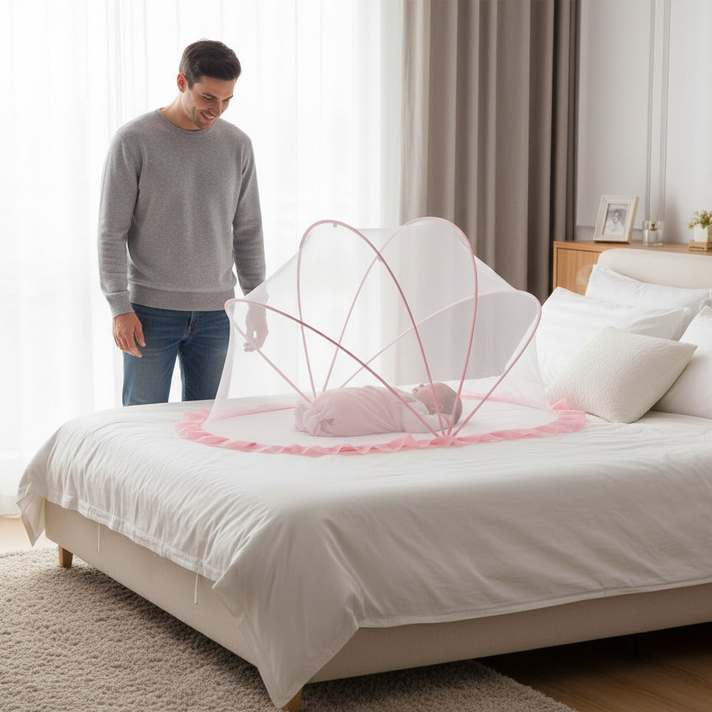 moustiquaires lit bebe protectrice pliable protection douce