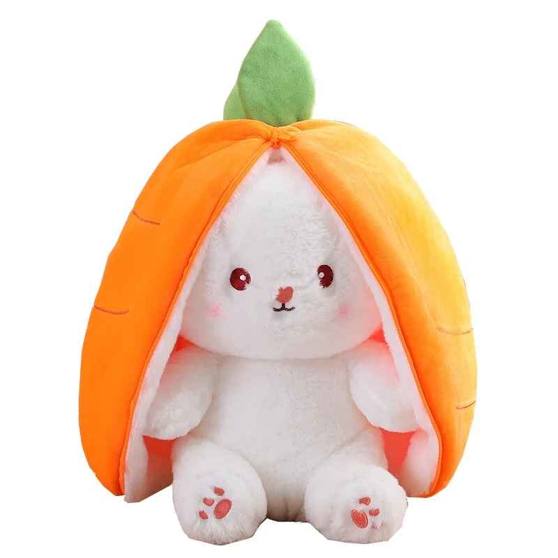 peluche lapin douce carotte Doudou Réconfortant