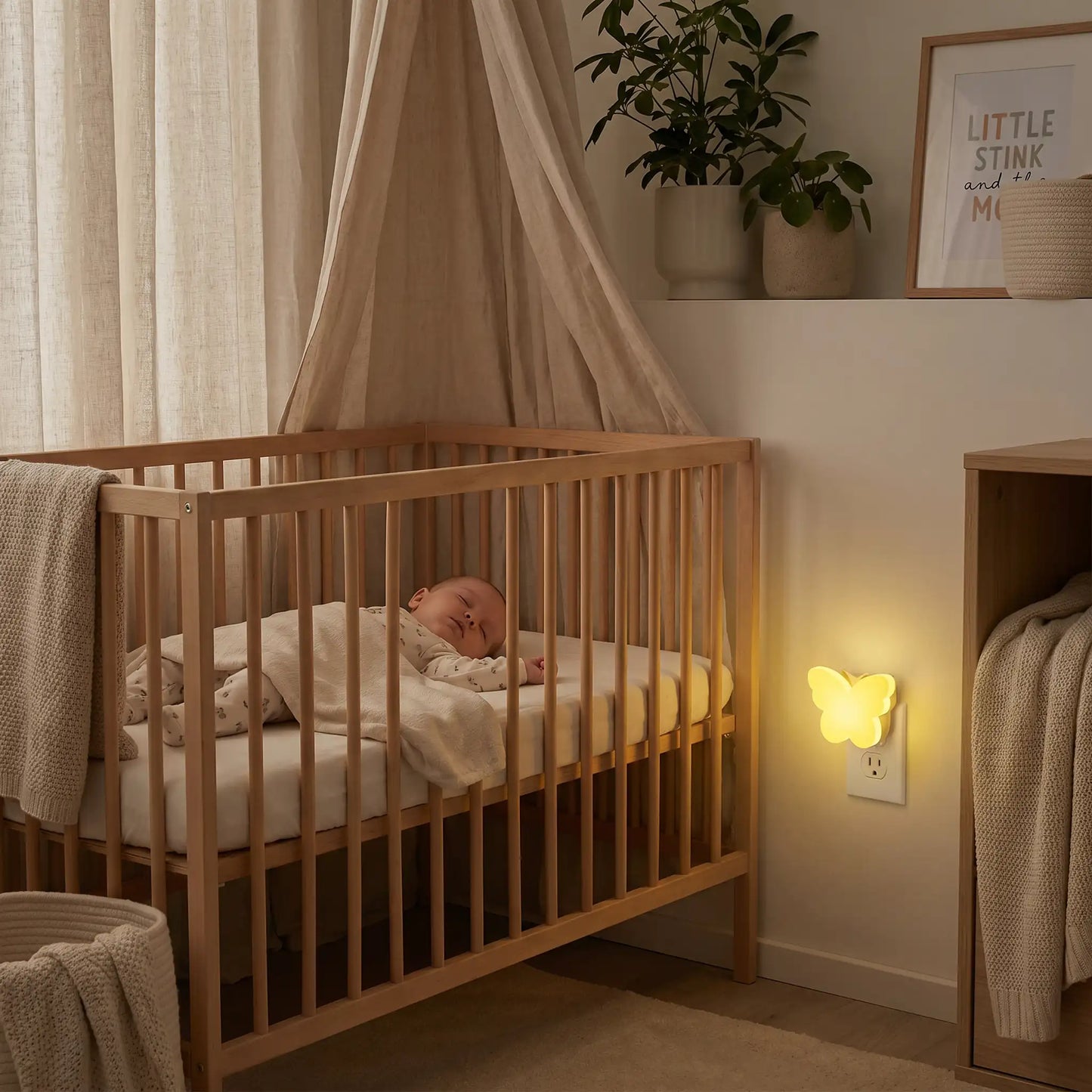 veilleuse pour bebé sommeil paisible lumière automatique