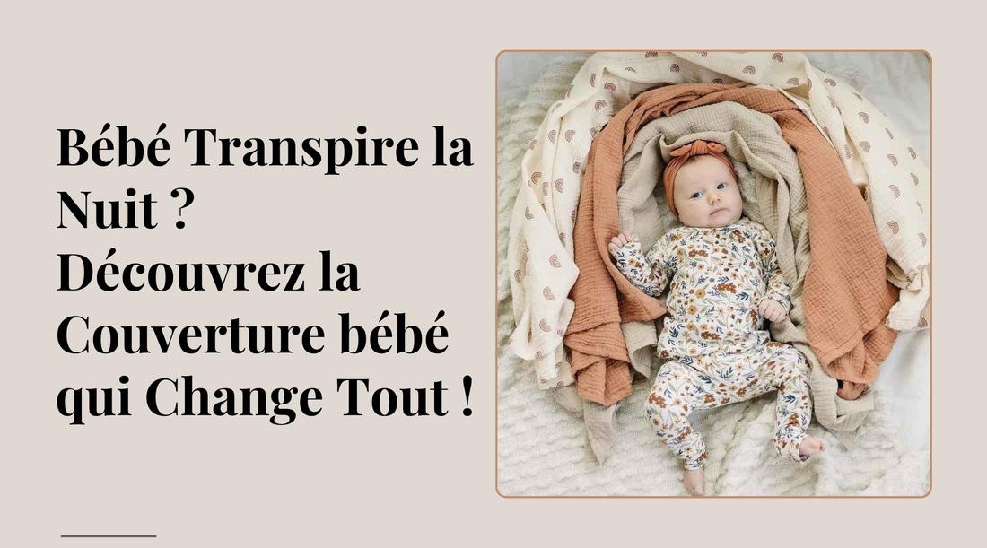 Couverture bébé douce en coton bio pour un sommeil paisible