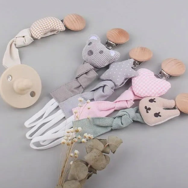 Attache tetine tissu mignonne CotonCalm