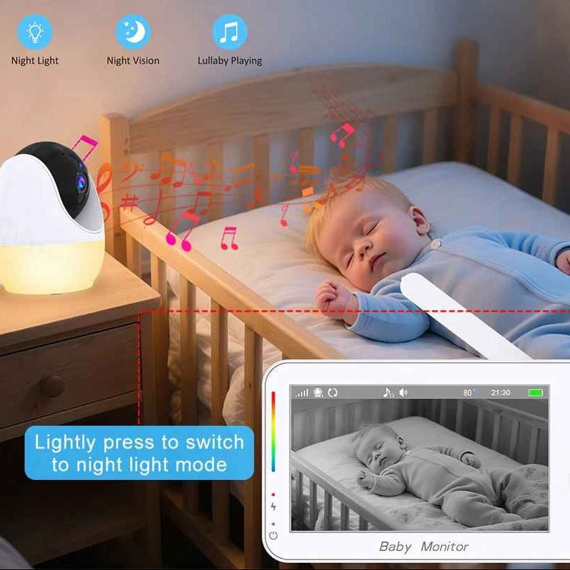 Babyphone avec berceuses Vision HD WiFi