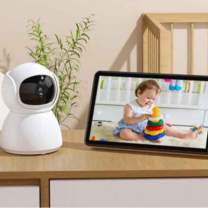Babyphone vidéo surveillance HD5 moderne Vision nocturne 360°