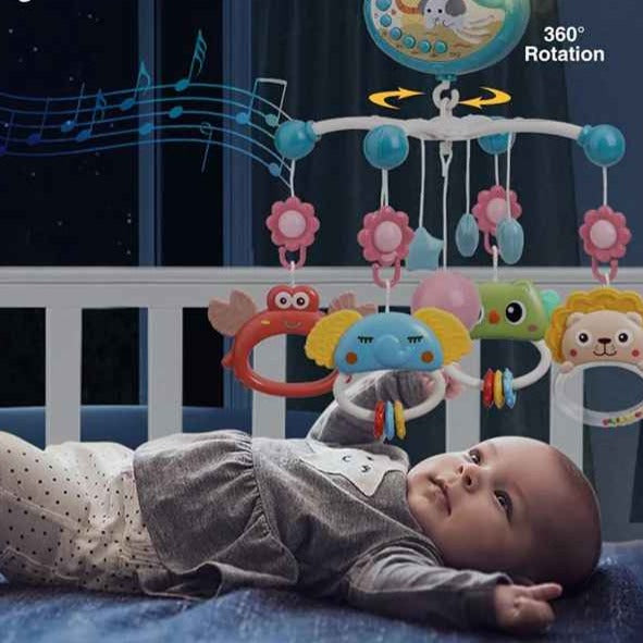 Bébé apaise regarde mobile musical bébé Apaisant