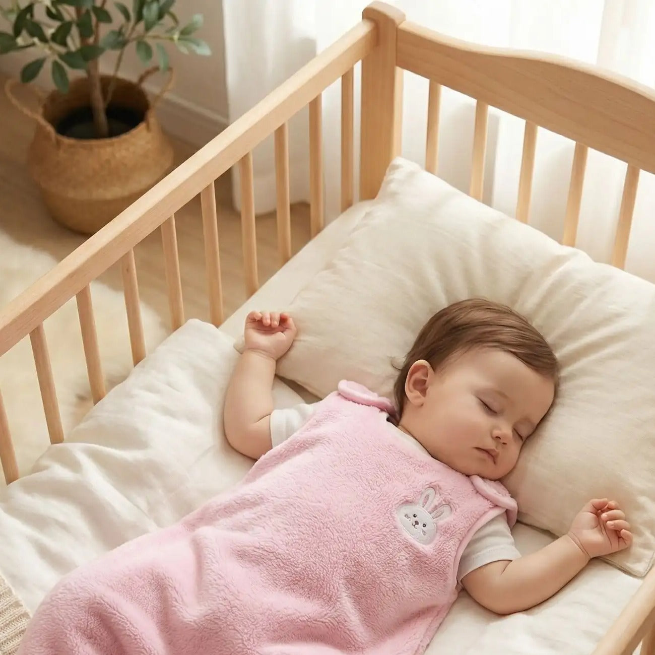 Bébé dort paisiblement avec Gigoteuse bebe hiver UltraConfort