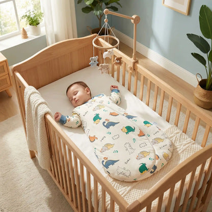 Bébé dort paisiblement avec Gigoteuse hivernale Cosy Dreams