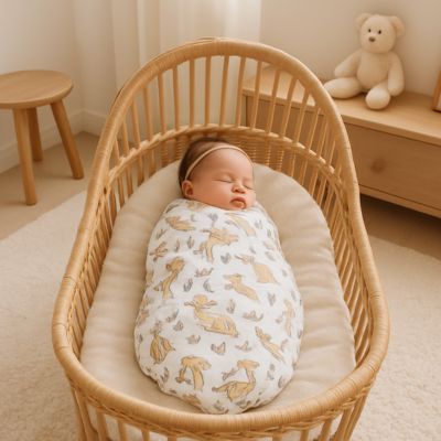 Bebe plaid doux coton sommeil profond PETITS PAS