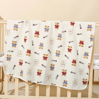 Bébé plaid motif ourson PETITS PAS