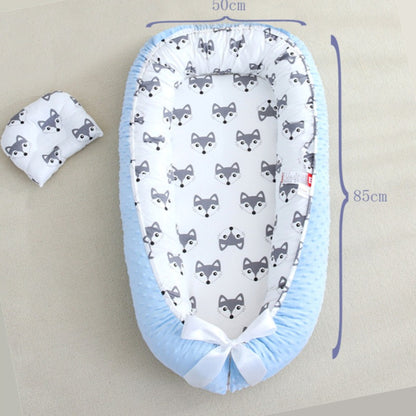 Bebe reducteur de lit renard bleu dimensions Cocon Maternel