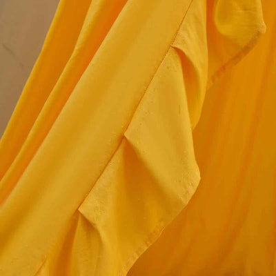 Ciel de lit bebe détail volants DreamyNest Jaune