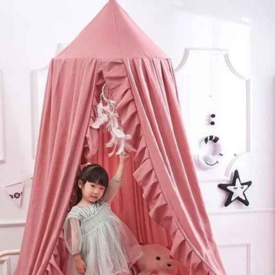 Ciel de lit bebe léger coin chaleureux douillet DreamyNest Rose Poudré