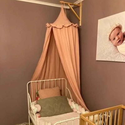 Ciel de lit bébé protégeant sommeil paisible Nuage Poudré