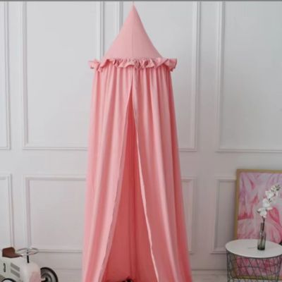 Ciel de lit bébé raffiné douillet Nuage Poudré