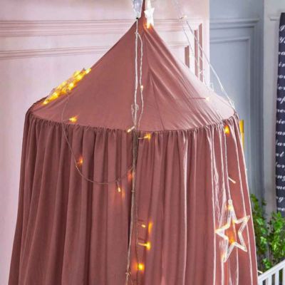 Ciel de lit élégant suspendu Nuage Rose