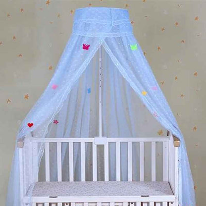 Ciel de lit et support moustiquaire bleu Cocoon Protecteur