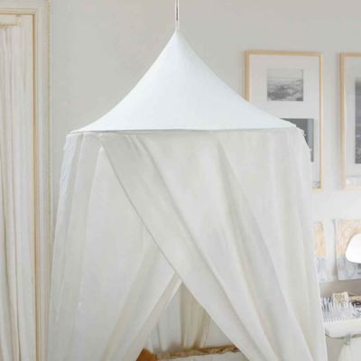 Ciel de lit pour bebe détail Brume Blanche