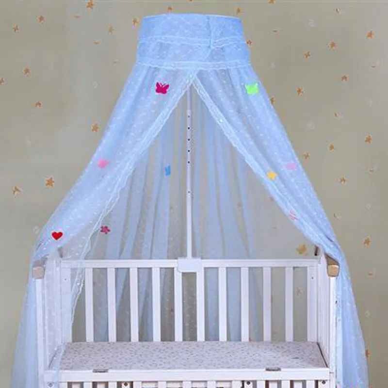 Ciel de lit pour berceau moustiquaire bleu Cocoon Protecteur