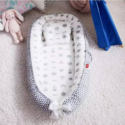 Cocon pour bébé avec poignée Couronne