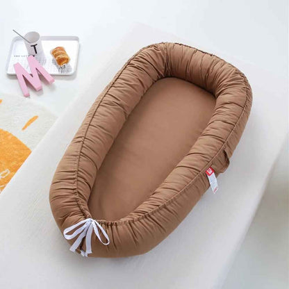Cocon pour bebe marron pratique Douceur Nocturne
