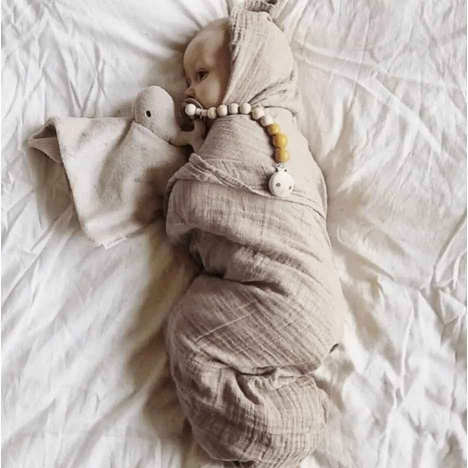 Couverture Bébé Douce Mousseline pour sommeil serein DoudouZen
