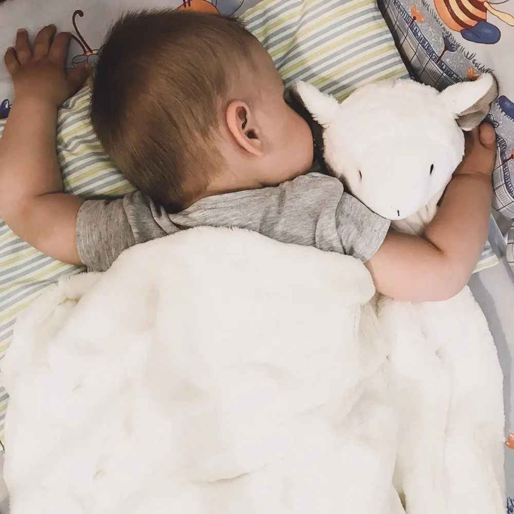 Couverture bébé douce avec doudou doux rassurant Cocon Velours