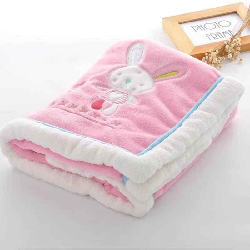 Couverture bébé douce confortable Flanelle Câline