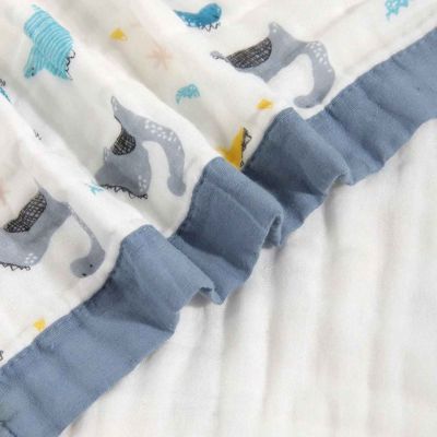 Couverture bébé douce coton détail Les Amis de Bébé