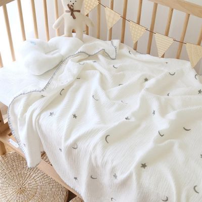 Couverture bebe douce coton étoile Souffle de Coton