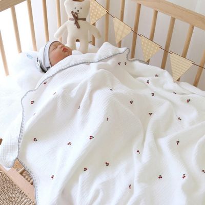 Couverture bebe douce coton sommeil paisible Souffle de Coton