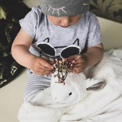 Couverture bébé douce doudou rassurant Cocon Velours