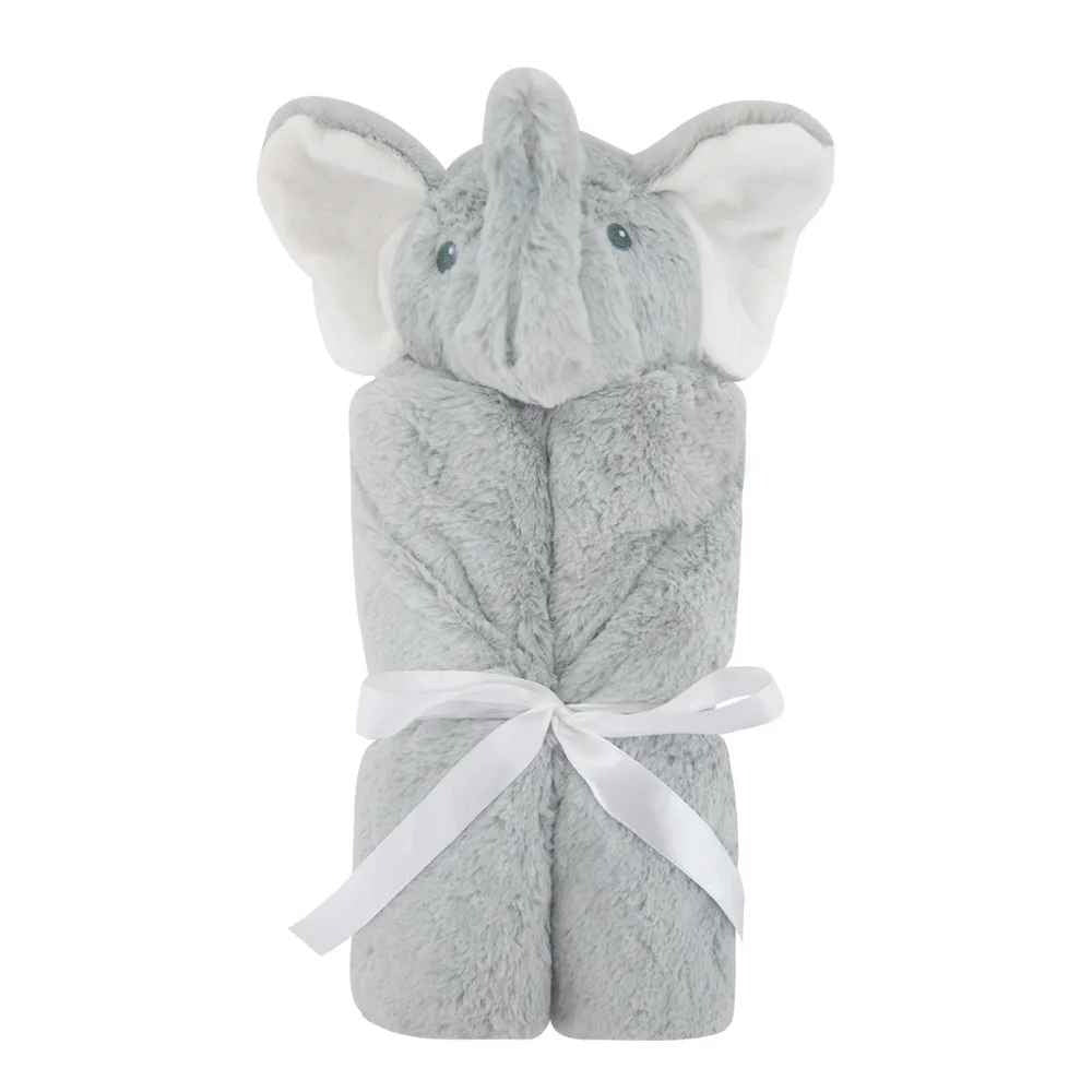 Couverture bébé douce éléphant mignon Cocon Velours