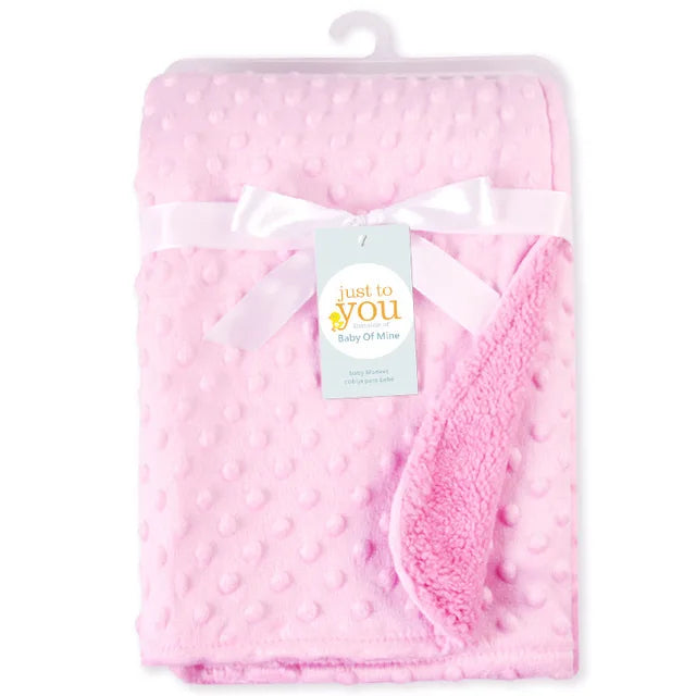 Couverture bébé douce rose Douillette et Sécurisante