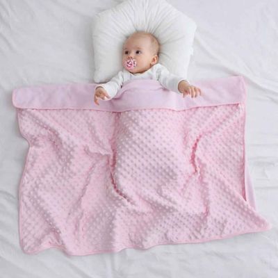 Couverture bébé douce rose sommeil confortable Cocodoux