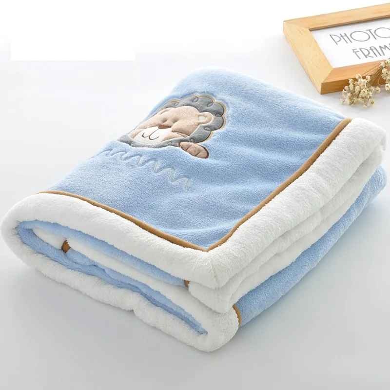 Couverture bébé douce soyeuse Flanelle Câline