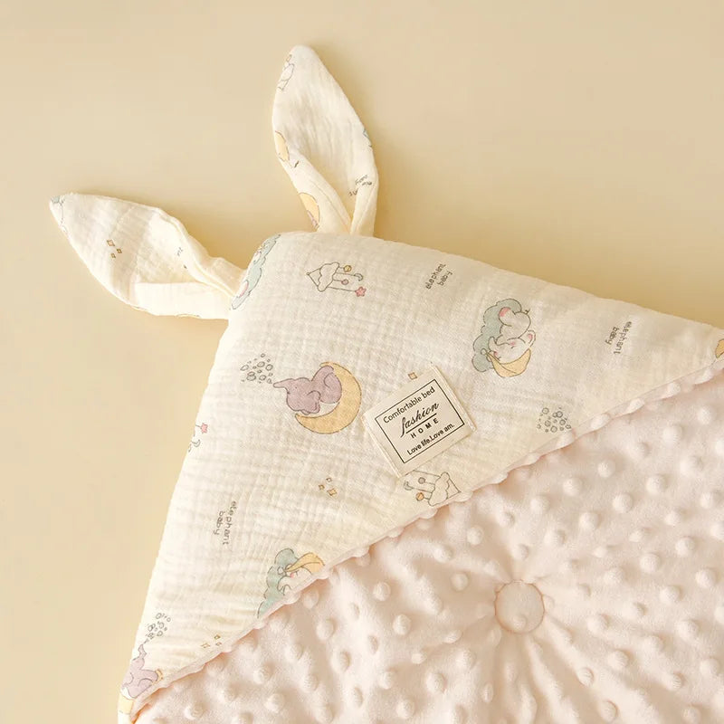 Couverture bébé naissance avec capuche Coton Bambou Doux