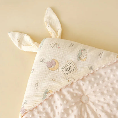 Couverture bébé naissance avec capuche Coton Bambou Doux