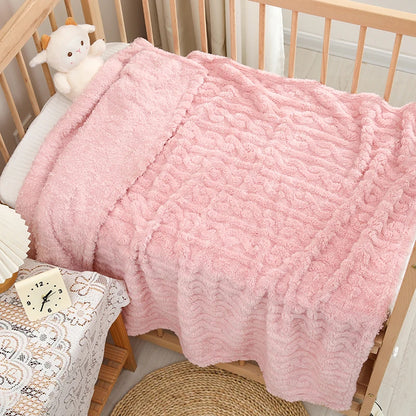 Couverture bebe polaire dans berceau Ultra Douce Sécurisante