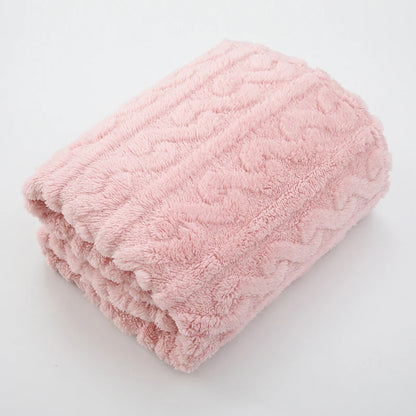 Couverture bebe polaire rose Ultra Douce Sécurisante
