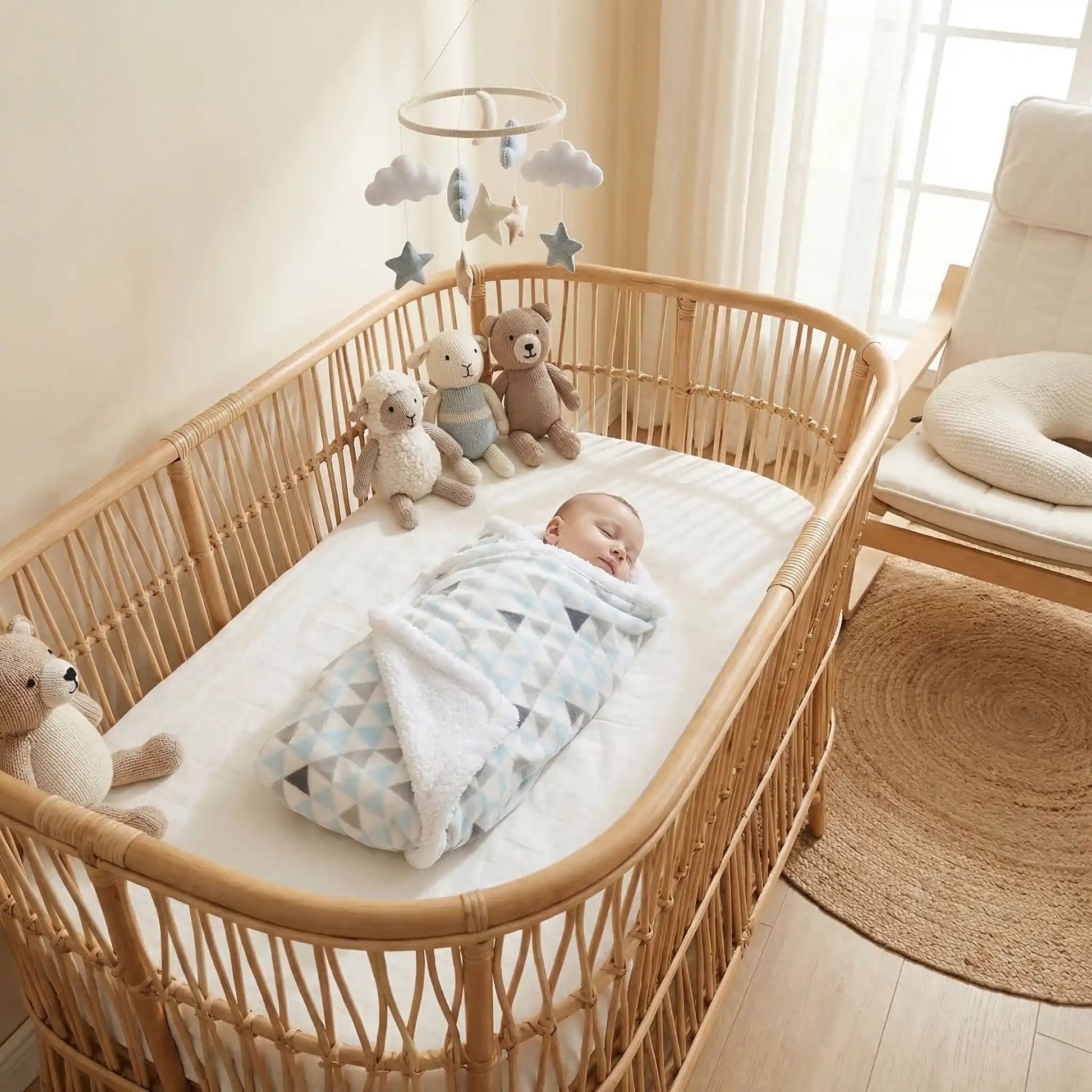 Couverture bébé polaire sommeil paisible Chaudoudou
