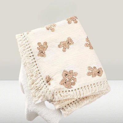 Couverture bebe protectrice babyblanket ours