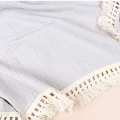 Couverture douce Bebe enveloppante BabyBlanket Gris