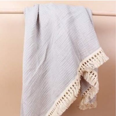 Couverture douce bebe légère BabyBlanket Gris