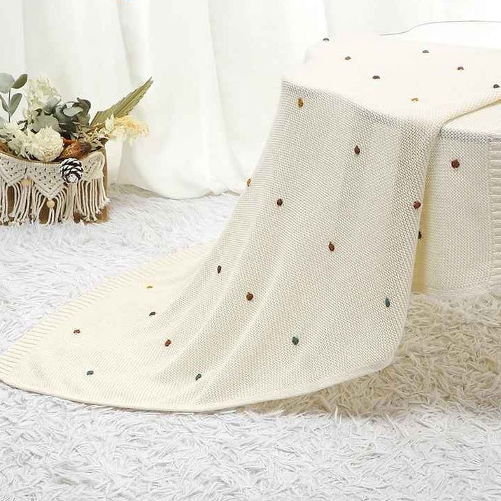 Couverture douce bebe apaisante DOUX TRICOT
