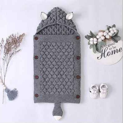 Couverture douce bebe confortable Doux Tricot