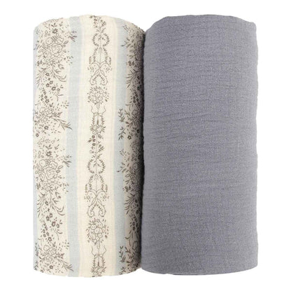 Couverture douce bebe grise CottonDream