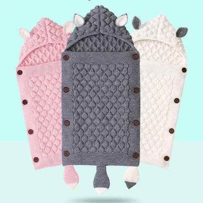 Couverture douce bebe légère confortable Doux Tricot