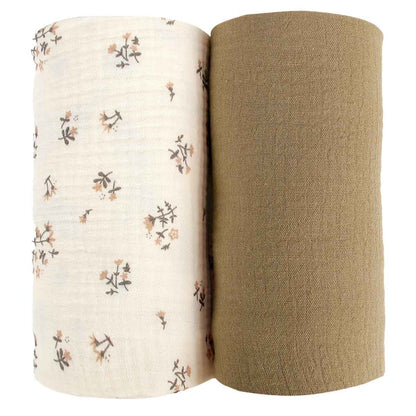 Couverture douce bebe marron CottonDream