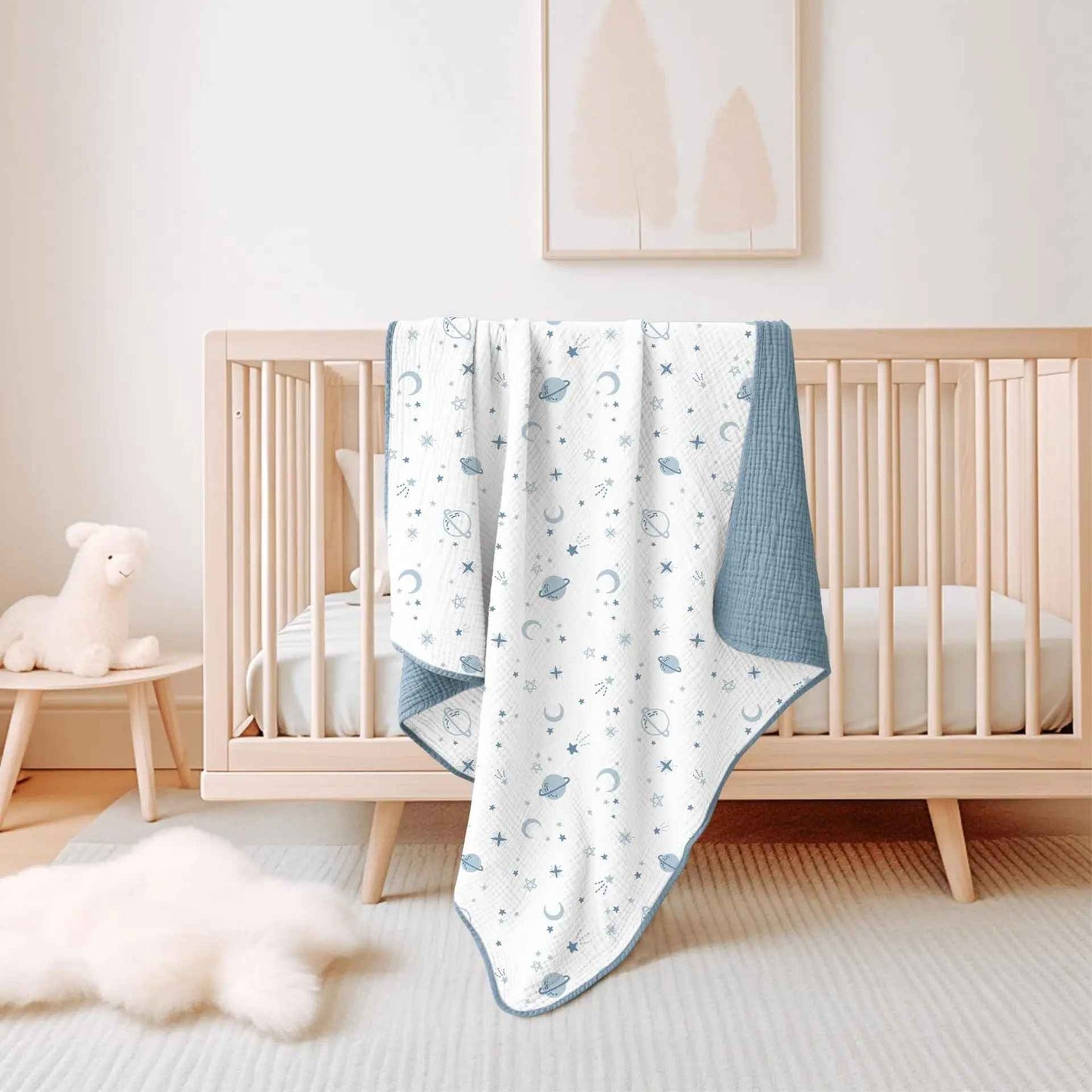Couverture douce bebe premium Coton Bio Premium